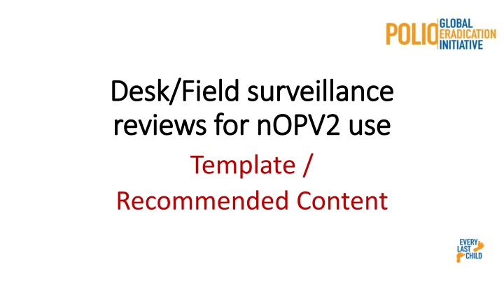 desk field surveillance desk field surveillance