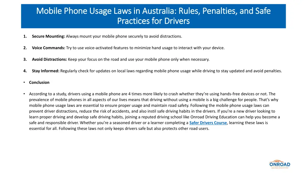 mobile phone usage laws in australia rules 4