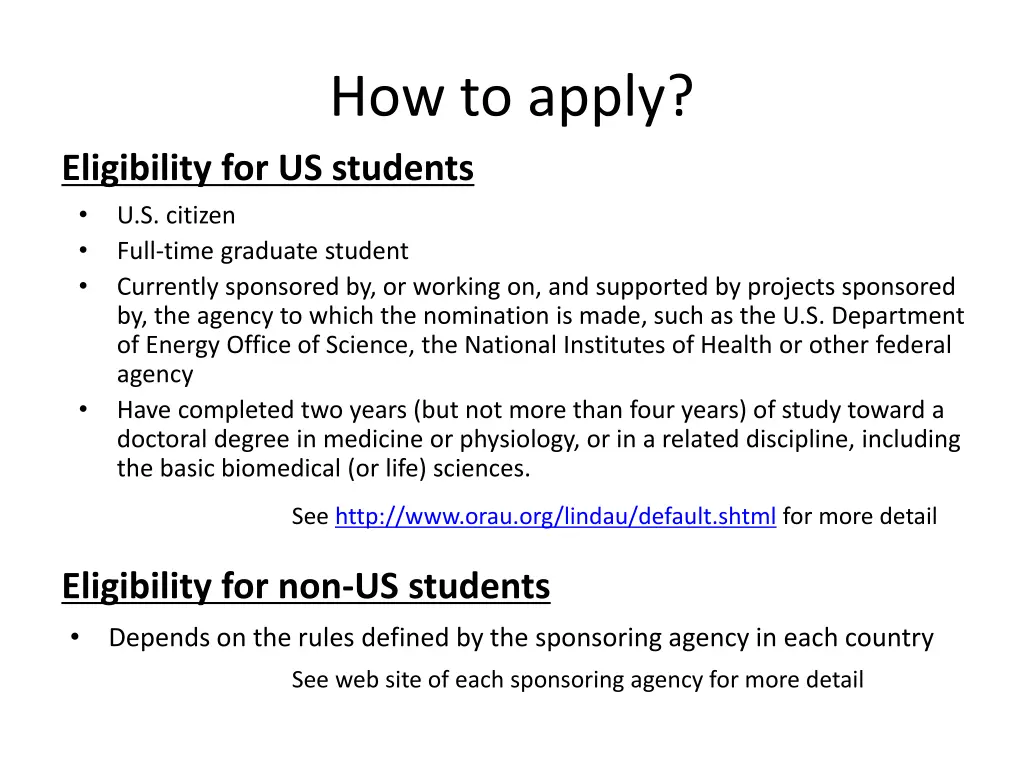 how to apply