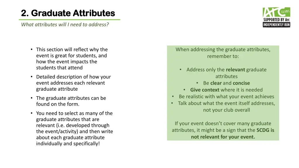 2 graduate attributes 2 graduate attributes