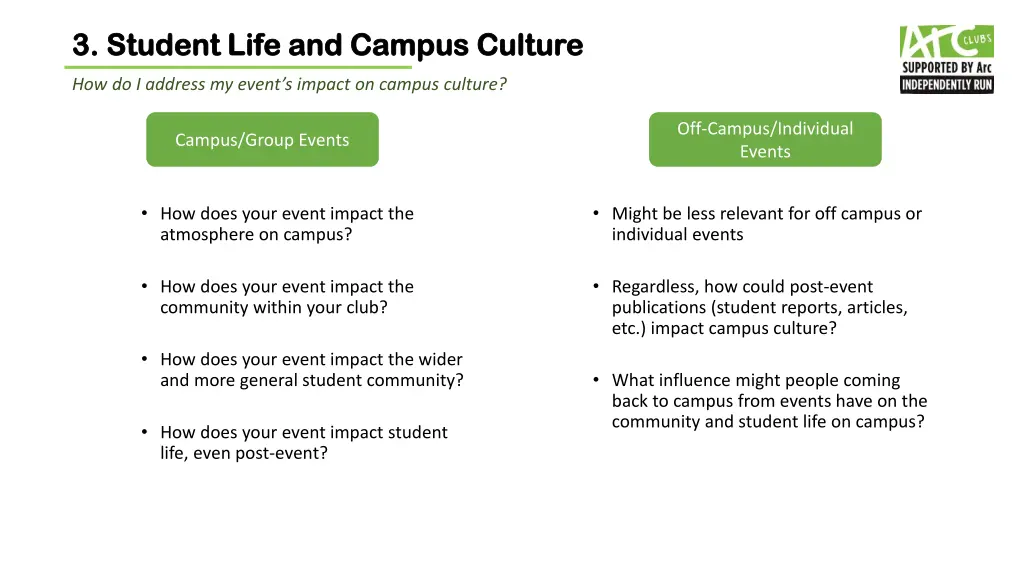 3 student life and campus culture 3 student life