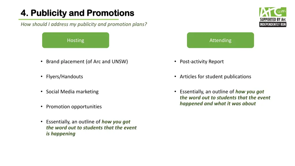 4 publicity and promotions 4 publicity