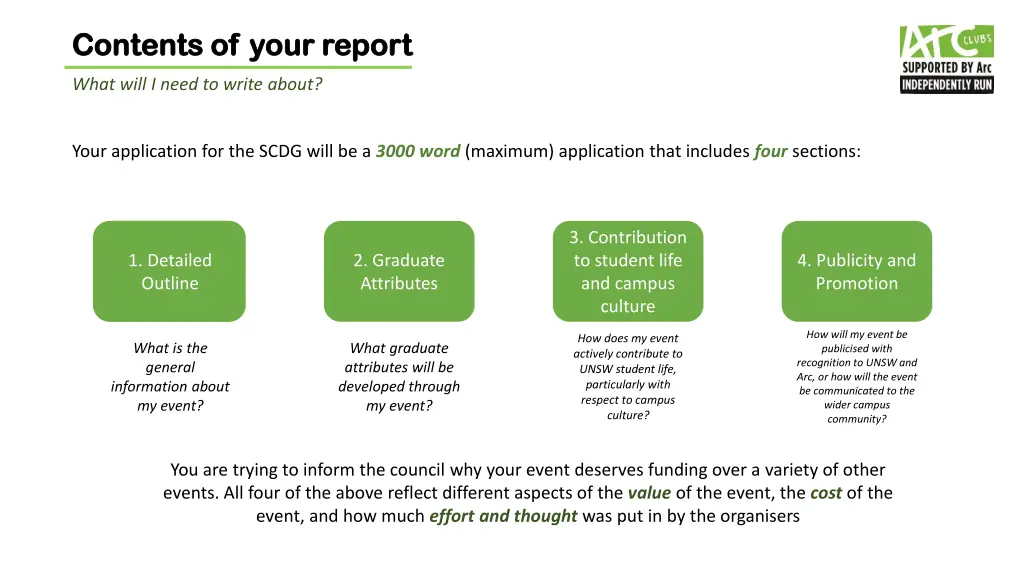 contents of your report contents of your report