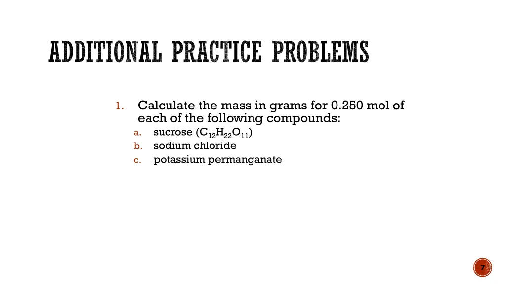 additional practice problems 2