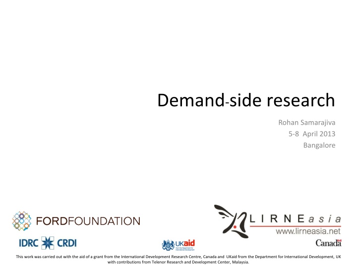 demand side research