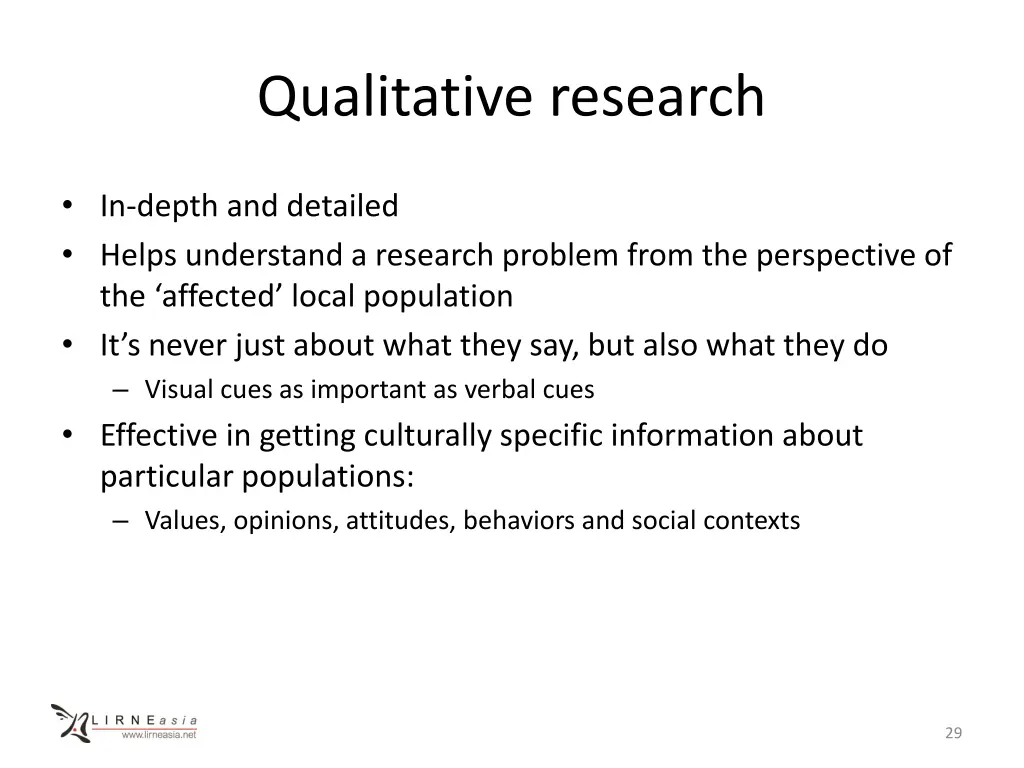 qualitative research