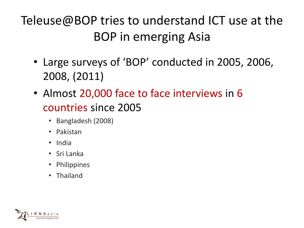 teleuse@bop tries to understand
