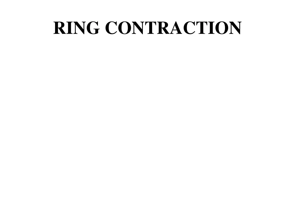 ring contraction