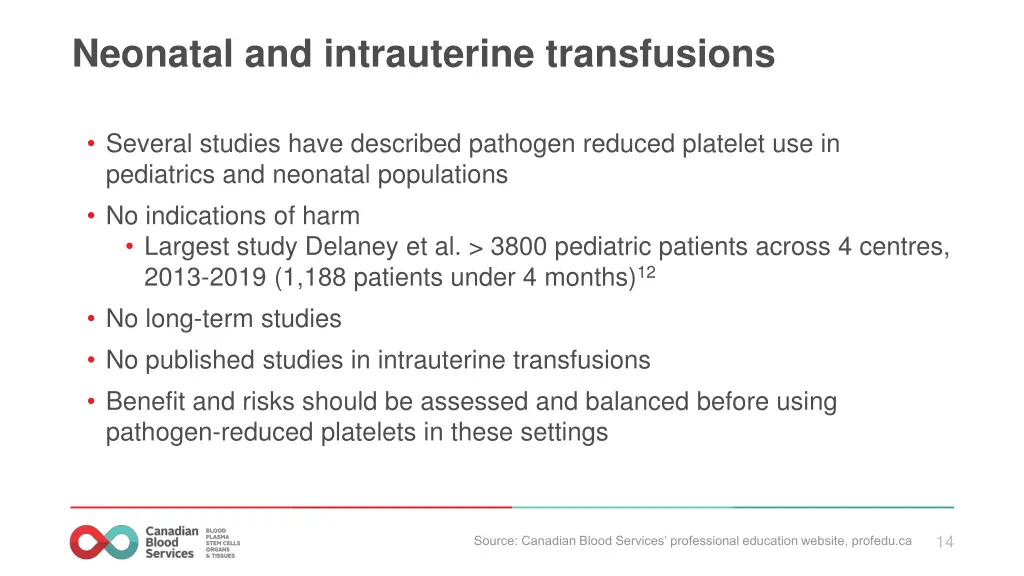 neonatal and intrauterine transfusions