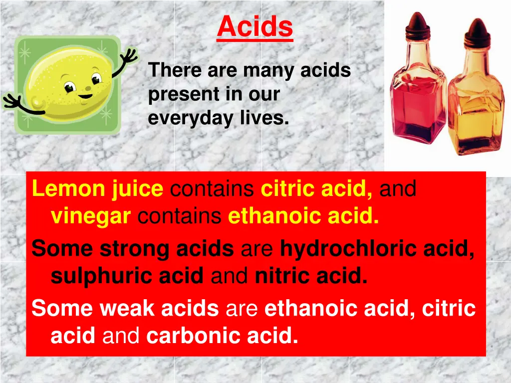 acids