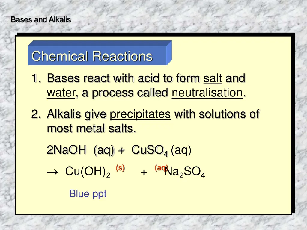 bases and alkalis 2