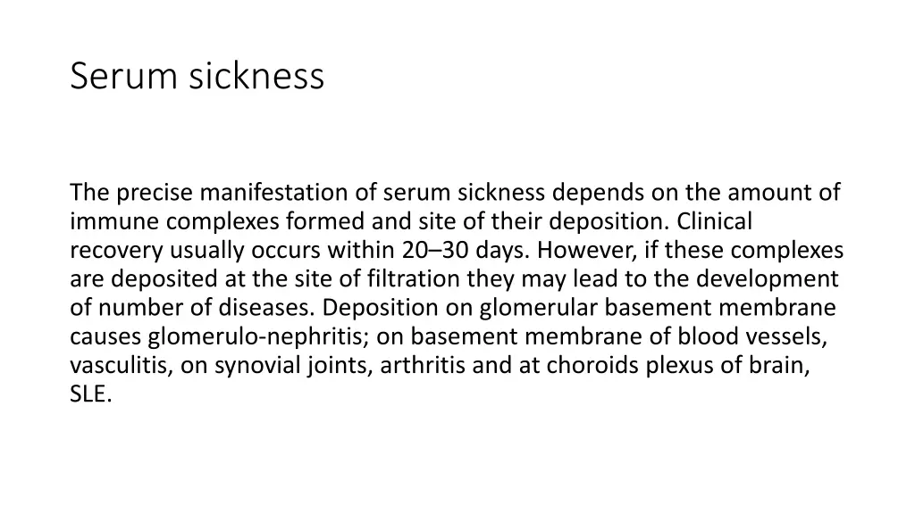 serum sickness 1