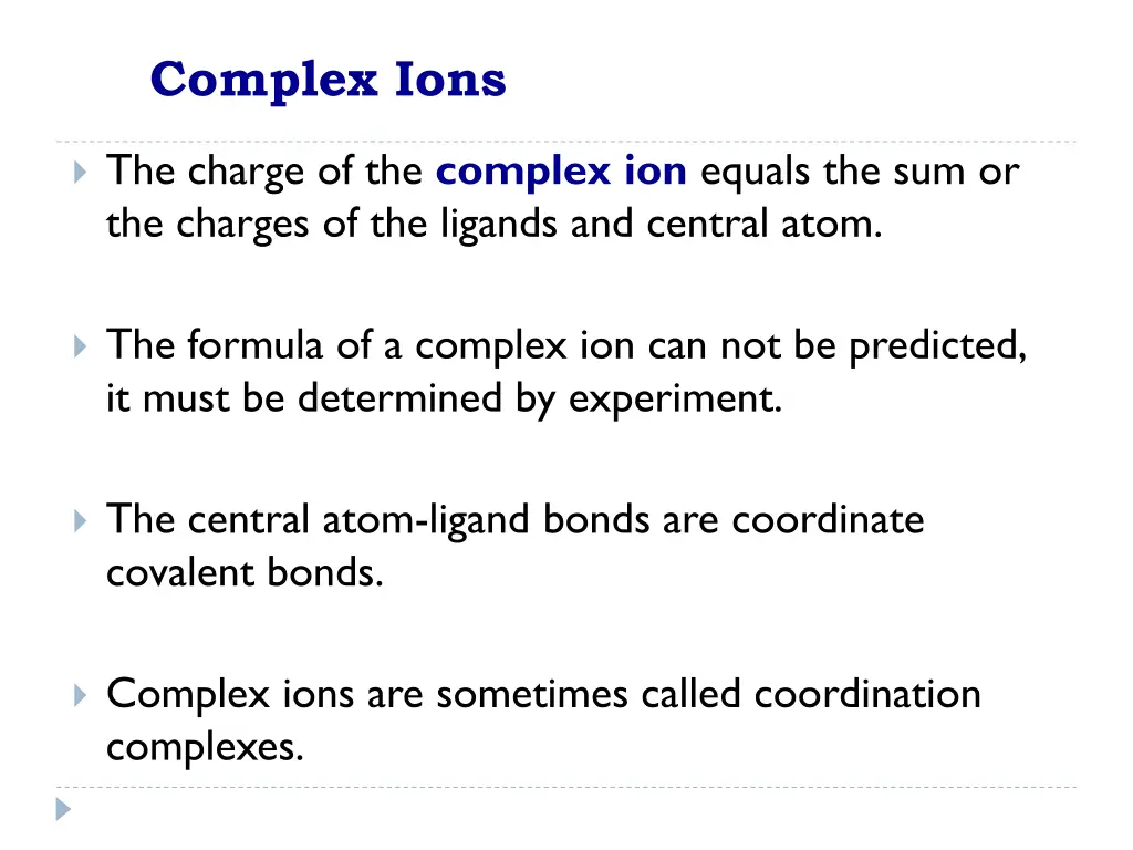complex ions 1