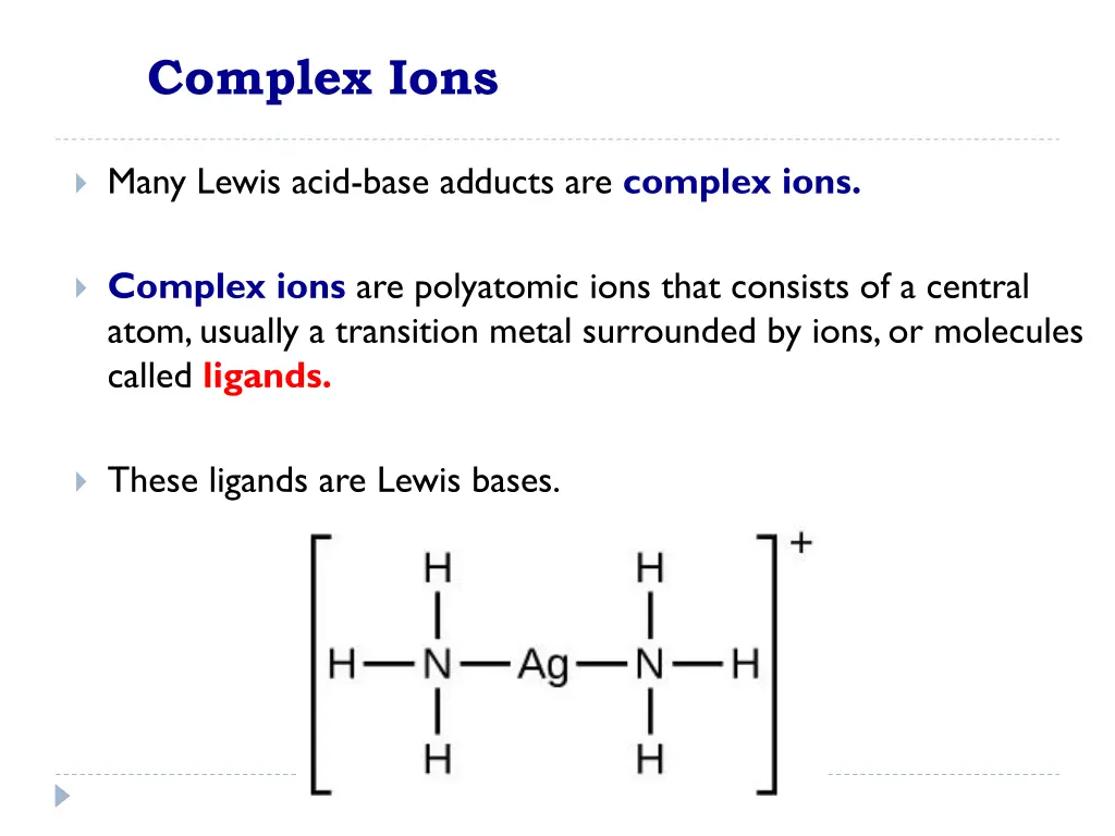 complex ions