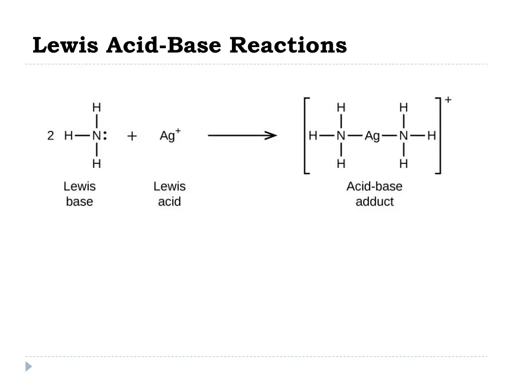 lewis acid base reactions