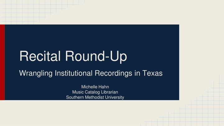 recital round up