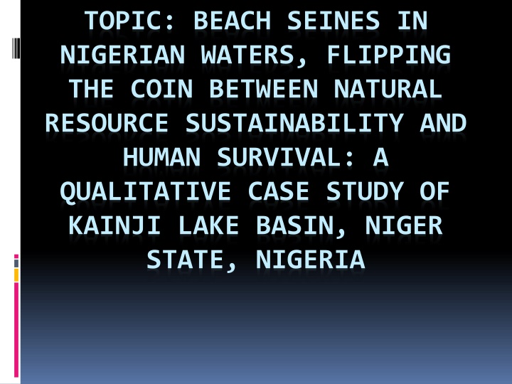 topic beach seines in nigerian waters flipping