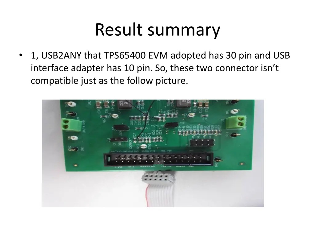 result summary 1