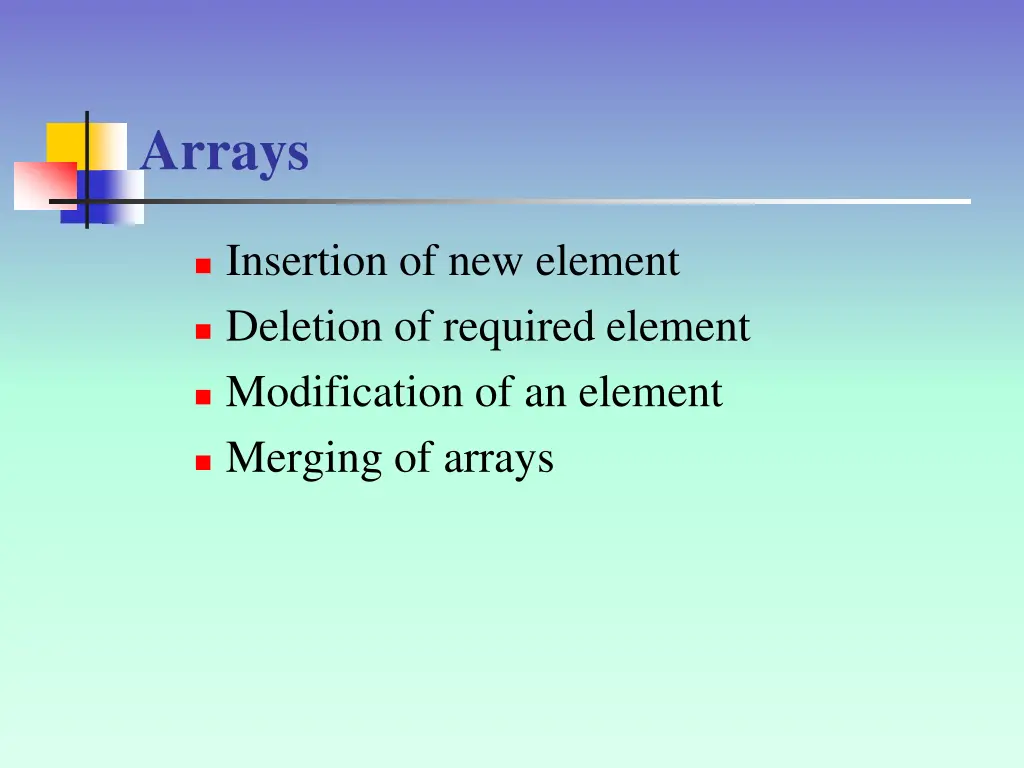 arrays 6