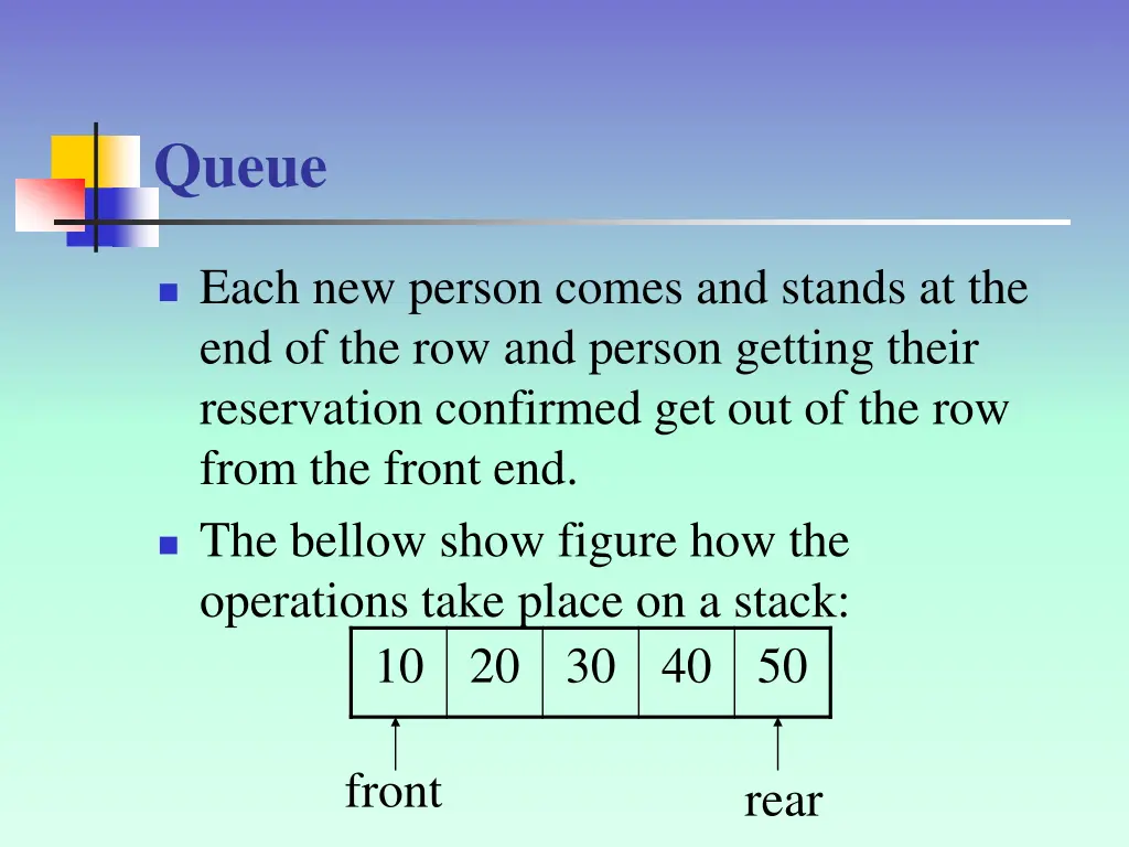 queue 1