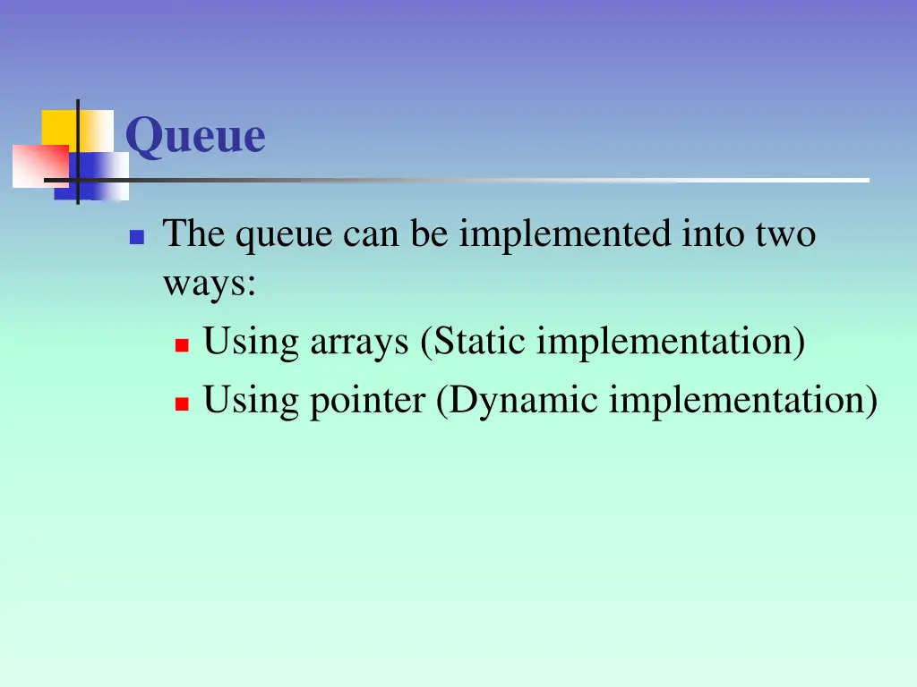 queue 2