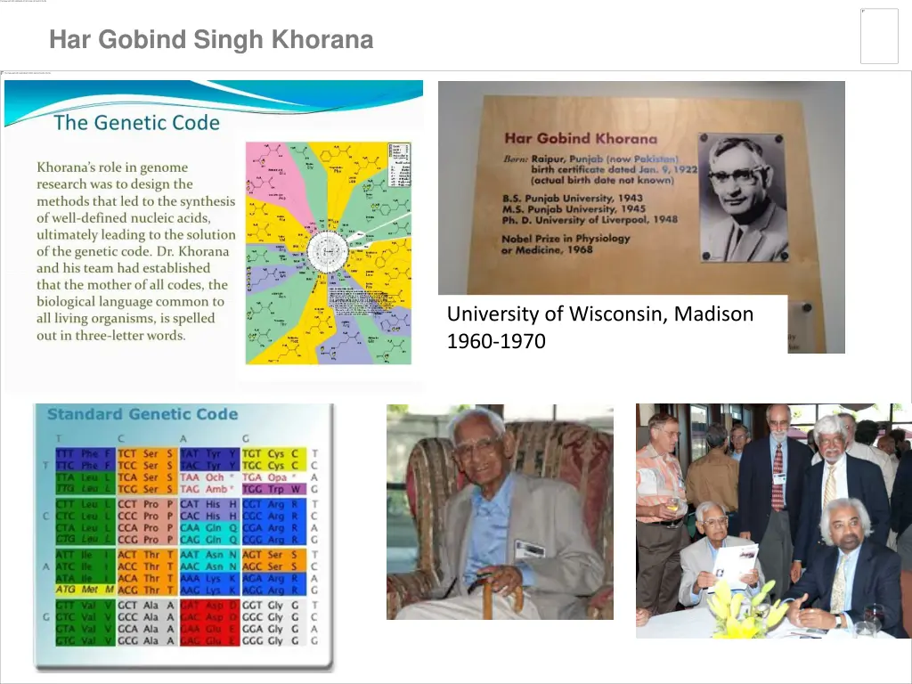 har gobind singh khorana