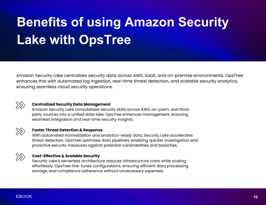 benefits of using amazon security lake with
