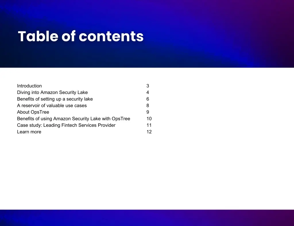 introduction diving into amazon security lake