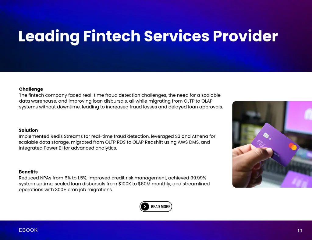 leading fintech services provider