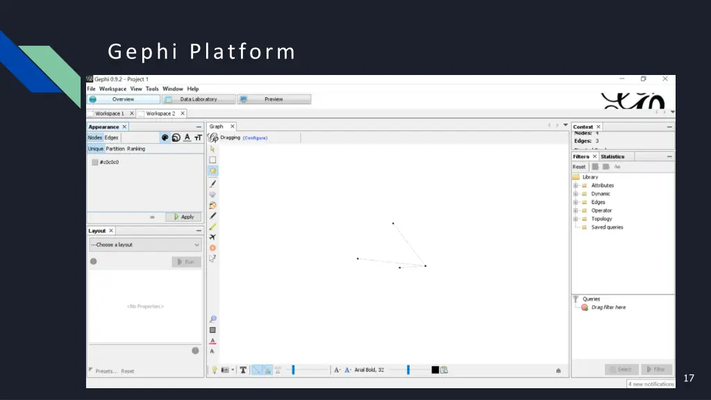 gephi platform 3
