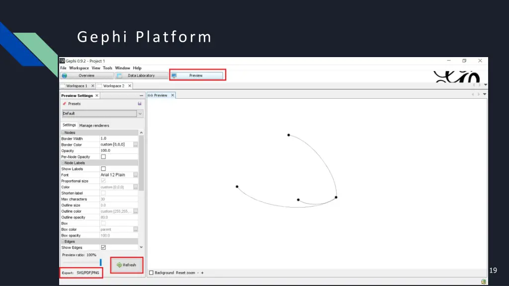 gephi platform 5