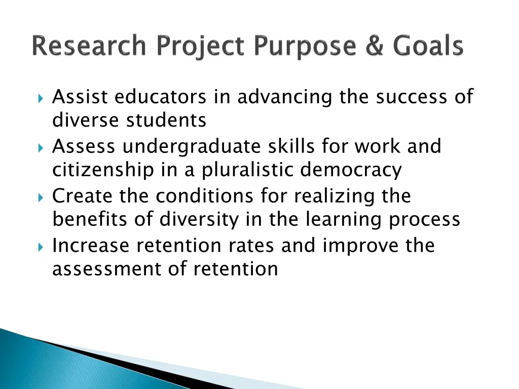 assist educators in advancing the success