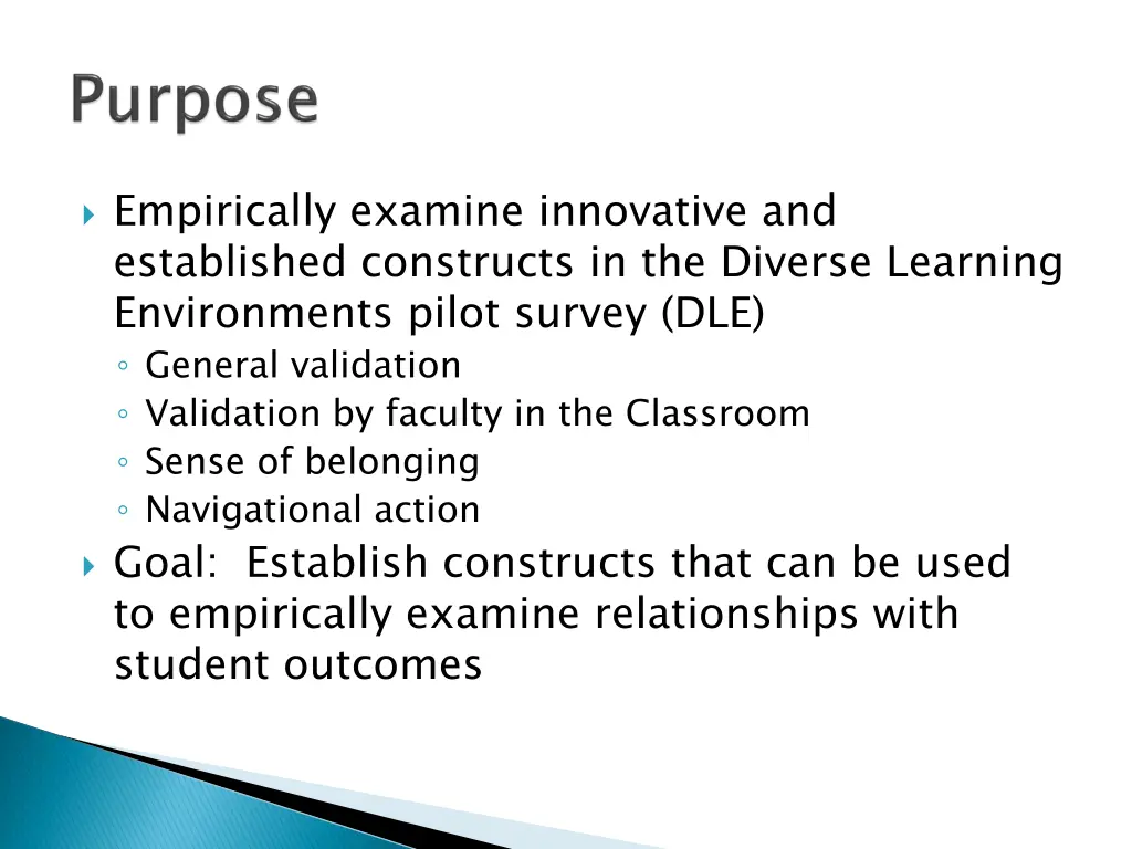 empirically examine innovative and established