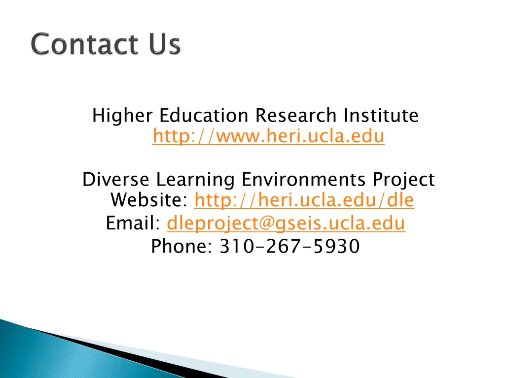 higher education research institute http www heri