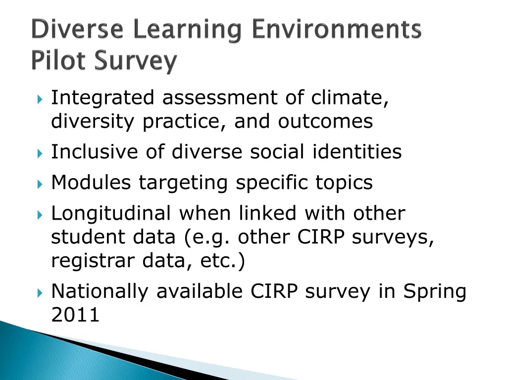 integrated assessment of climate diversity