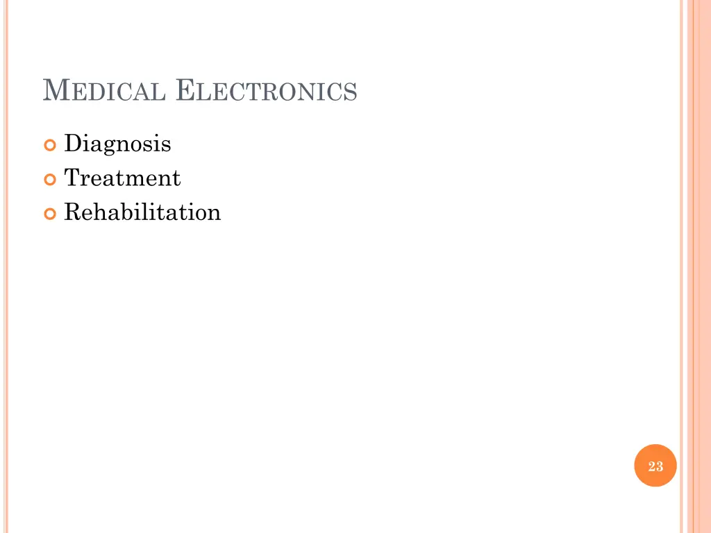 m edical e lectronics