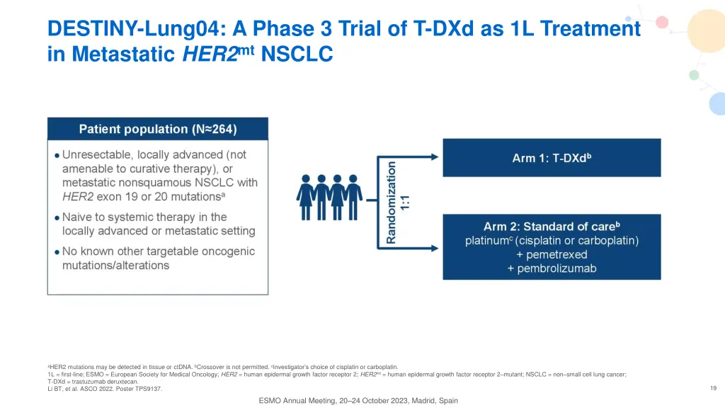 destiny lung04 a phase 3 trial