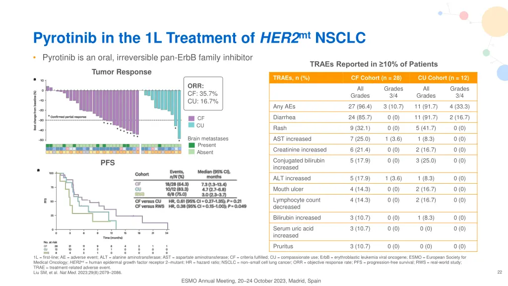 pyrotinib in the 1l treatment of her2 mt nsclc