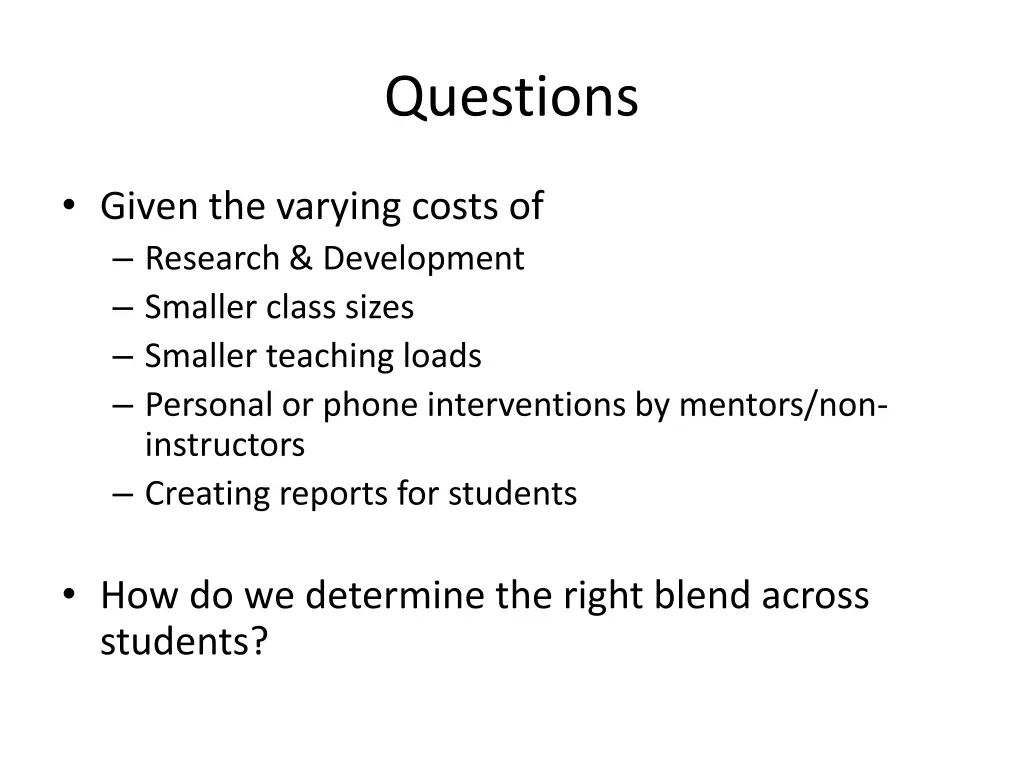questions 3