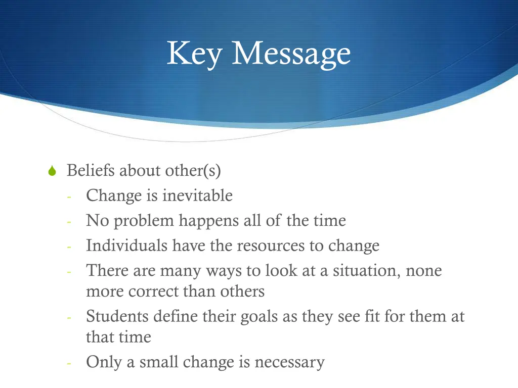 key message 1