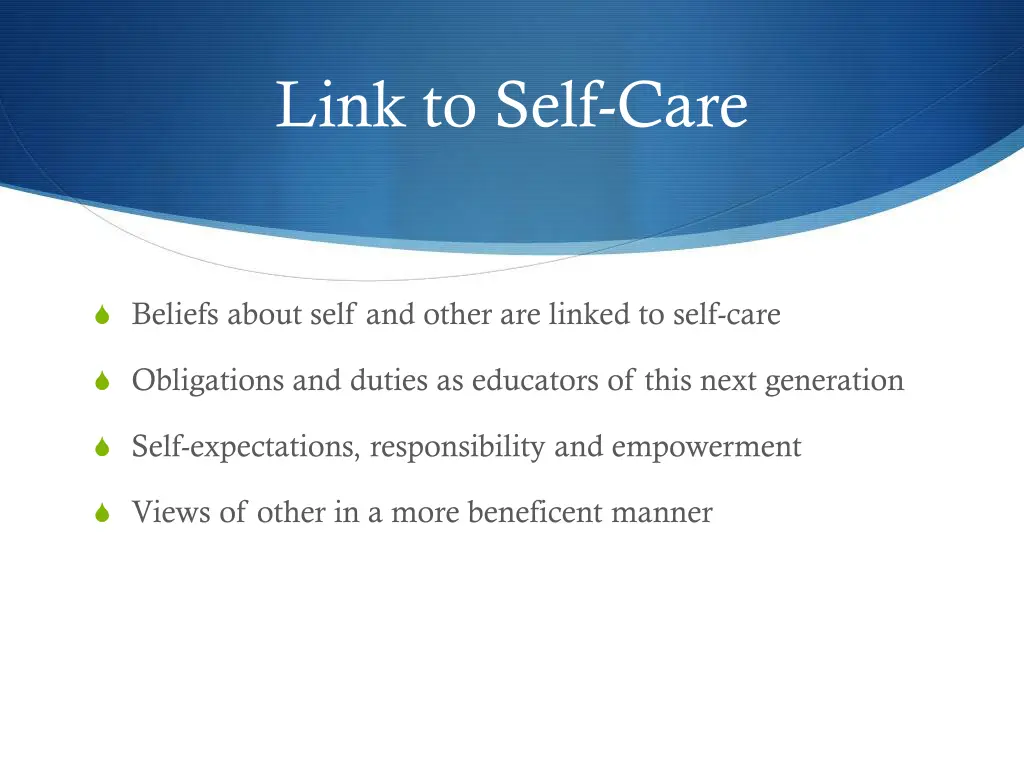 link to self care