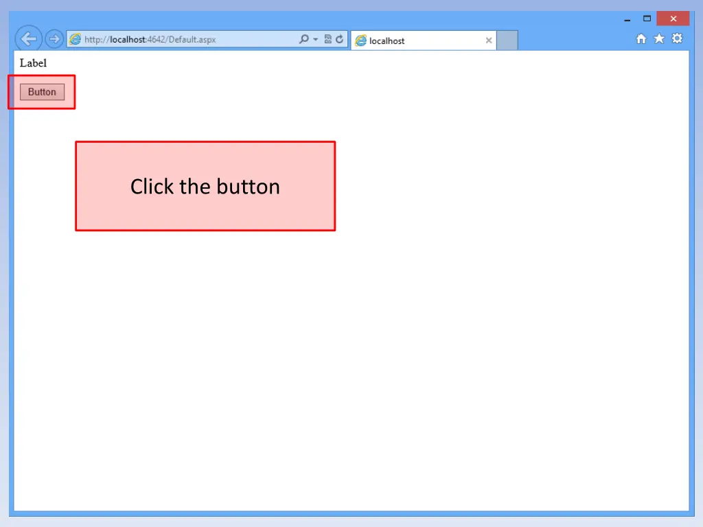 click the button 1