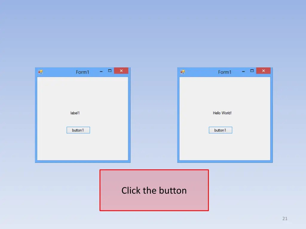 click the button