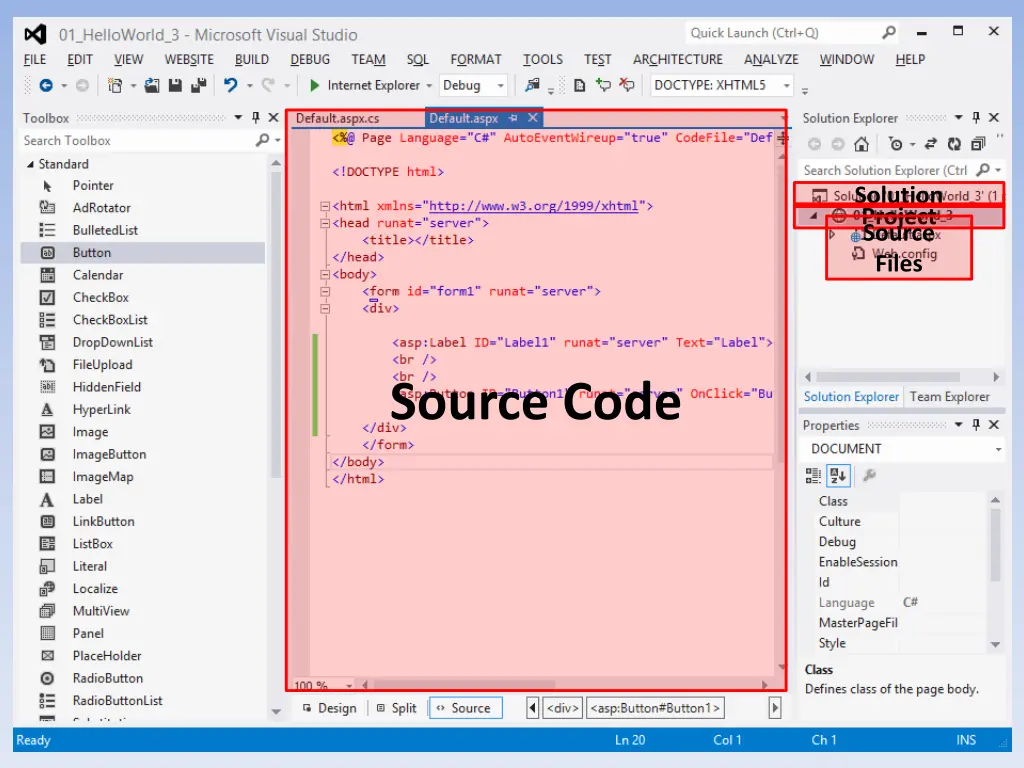 solution project source files