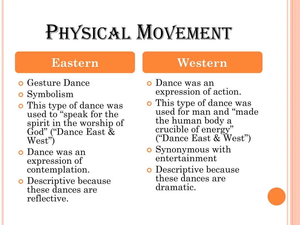 p hysical m ovement