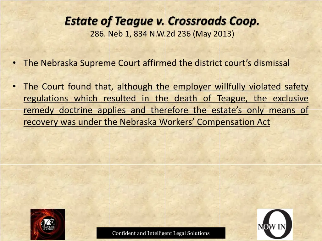estate of teague v crossroads coop 1