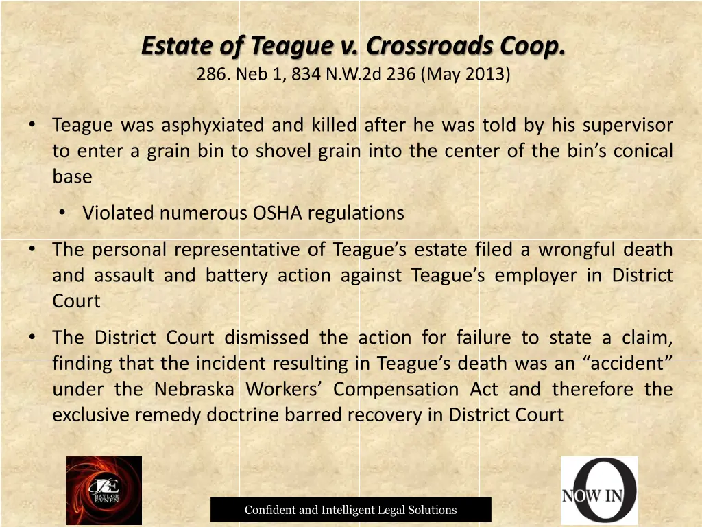 estate of teague v crossroads coop