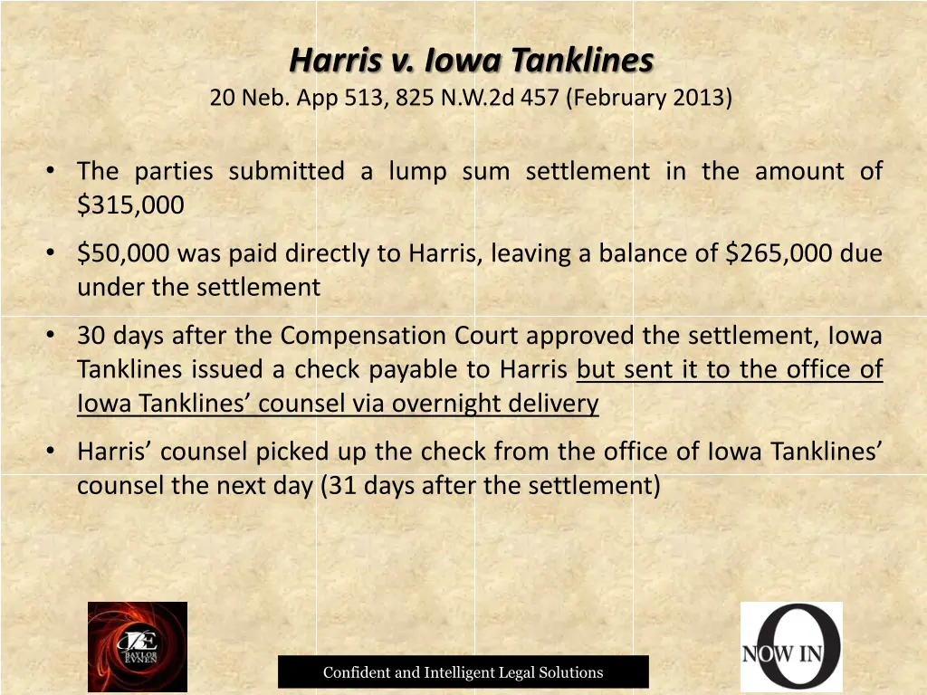 harris v iowa tanklines