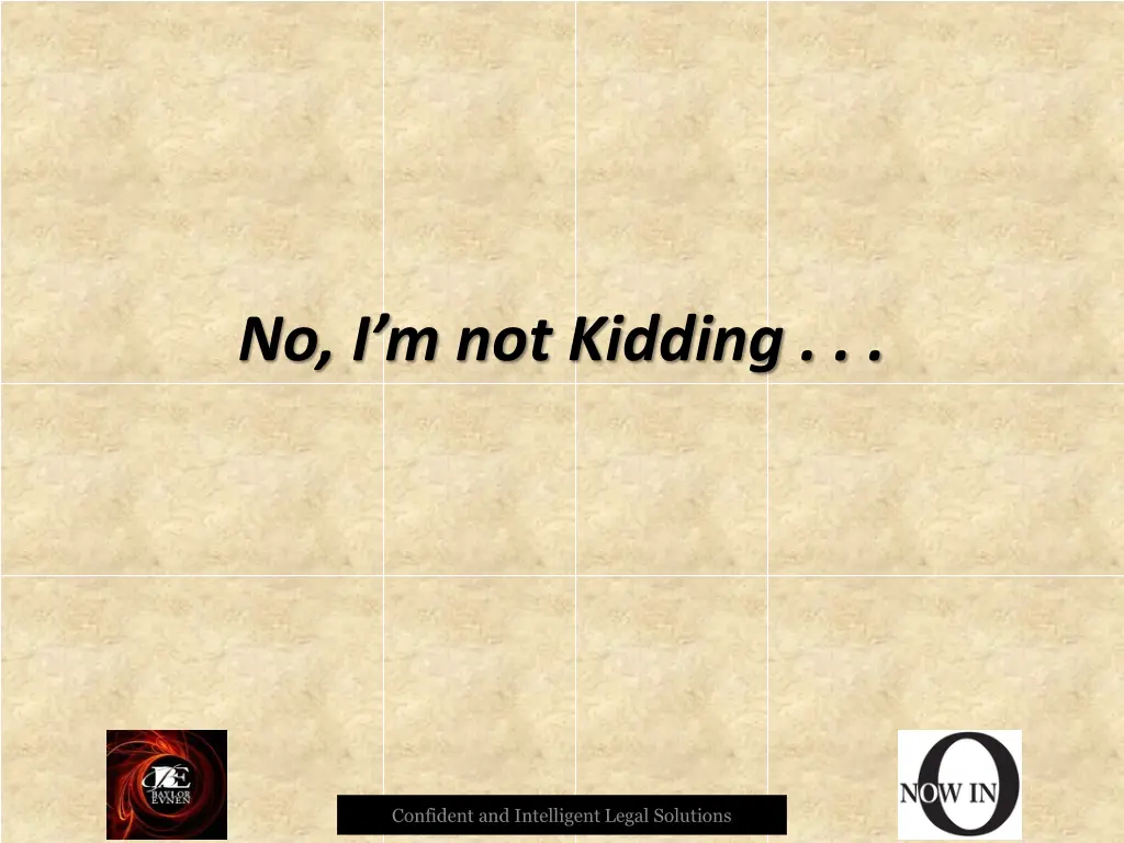 no i m not kidding