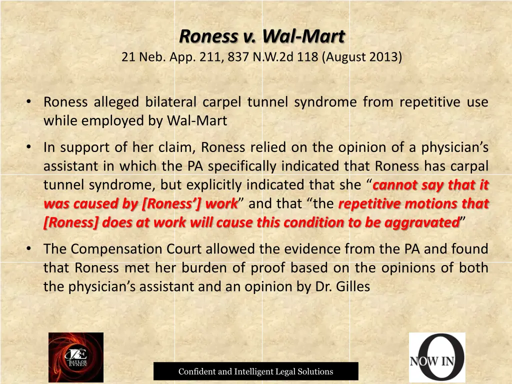 roness v wal mart